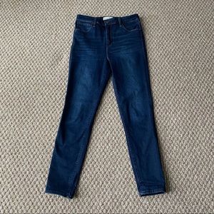 High Waisted Super Skinny Jeans, Dark Wash